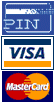 PIN, VISA, MasterCard